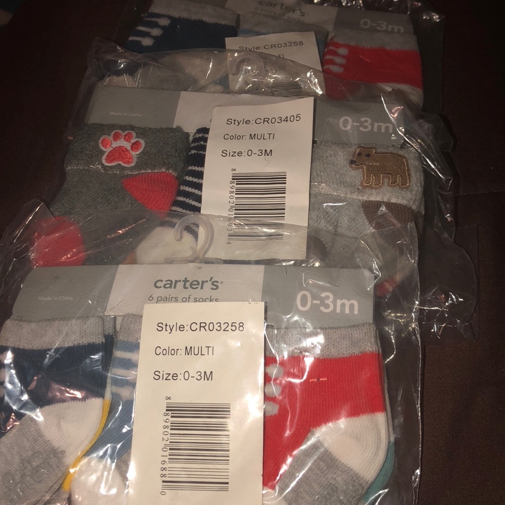 Carters baby socks for boys